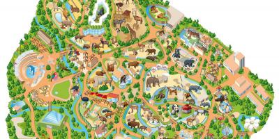 Kartta Madrid zoo